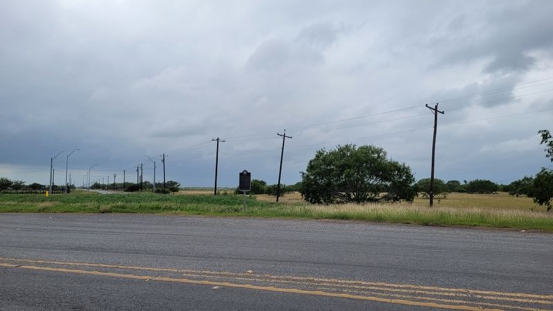 The view of the Stagecoach to the Rio Grande, C.S.A. Marker from across the street. Click for full size. The view of the Stagecoach to the Rio Grande, C.S.A. Marker from across the street image. Click for full size.