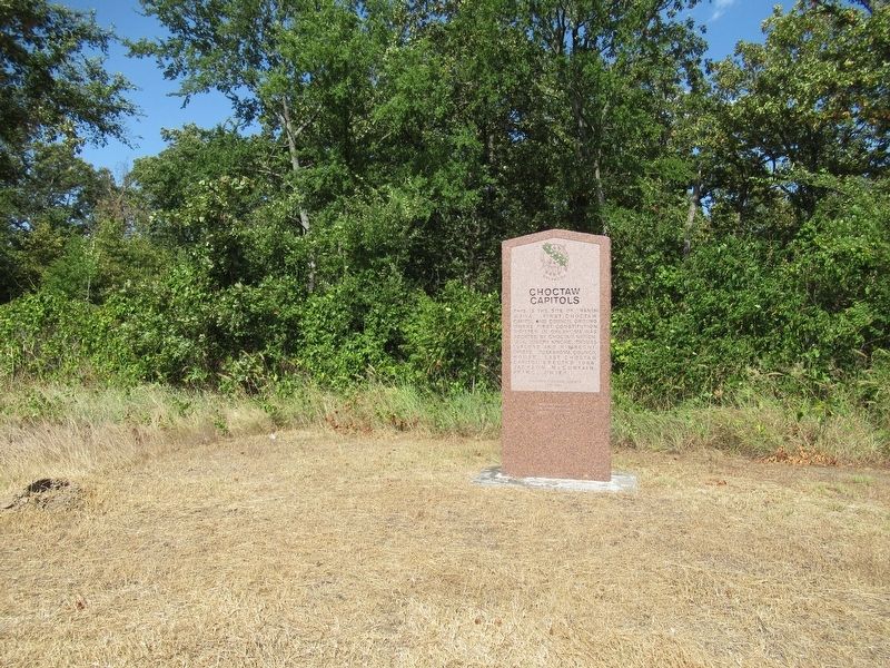 Choctaw Capitols Marker. Click for full size. Choctaw Capitols Marker image. Click for full size.