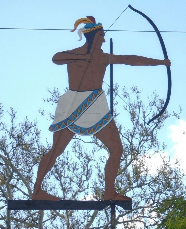 Indian Logan Weathervane image. Click for full size.