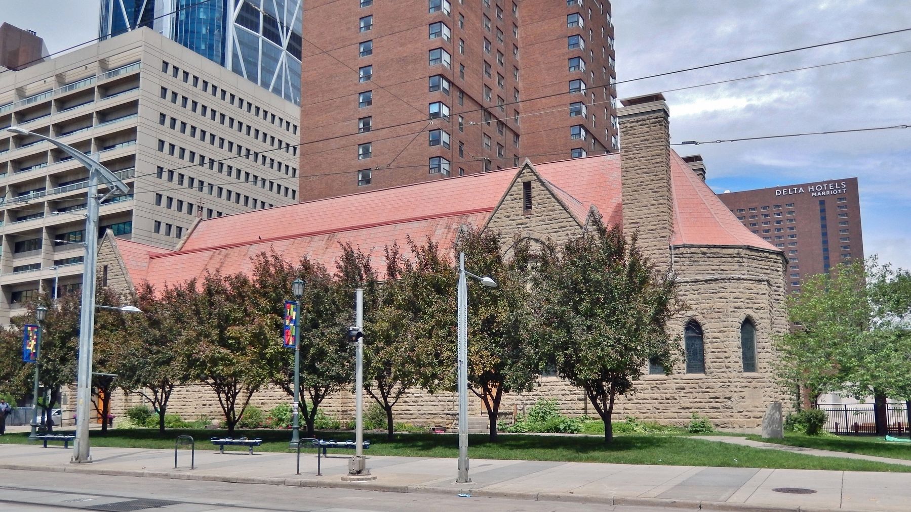 Cathedral Church of the Redeemer (<i>southeast elevation</i>) image. Click for full size.