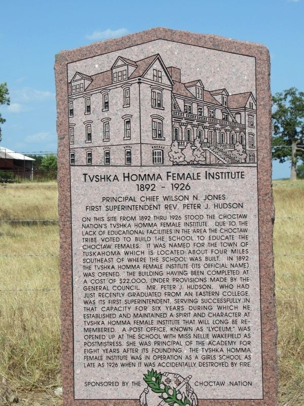 Tvshka Homma Female Institute Marker. Click for full size. Tvshka Homma Female Institute Marker image. Click for full size.