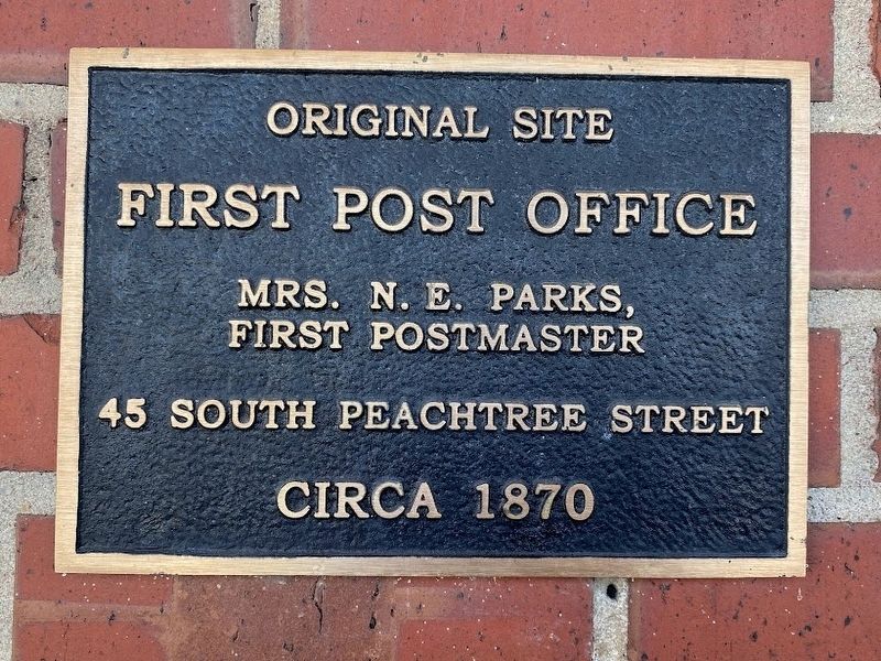 45 South Peachtree Street Marker image. Click for full size.