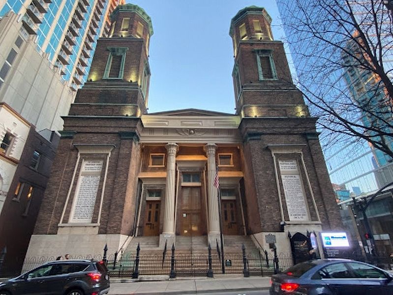 The Downtown Presbyterian Church II Marker. Click for full size. The Downtown Presbyterian Church II Marker image. Click for full size.
