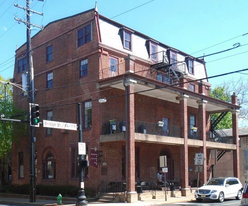 Former Solebury National Bank/Delaware House. Click for full size. Former Solebury National Bank/Delaware House image. Click for full size.