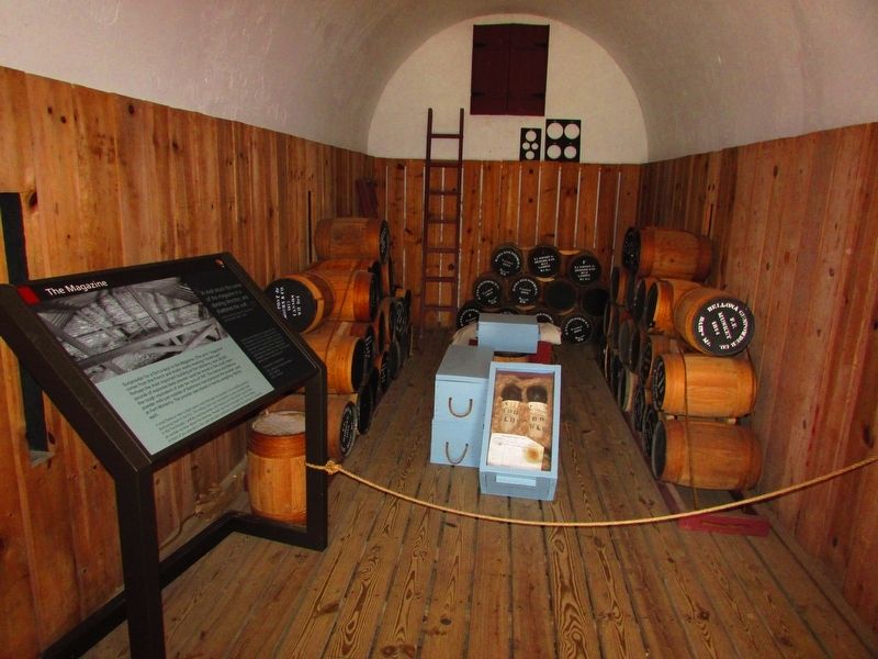 Inside the Magazine of Fort McHenry image. Click for full size.