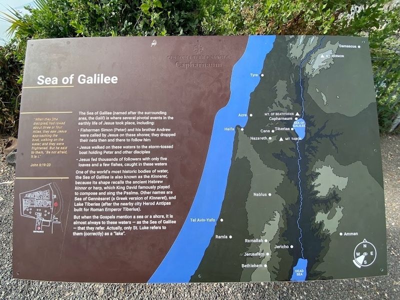 Sea of Galilee Marker image. Click for full size.