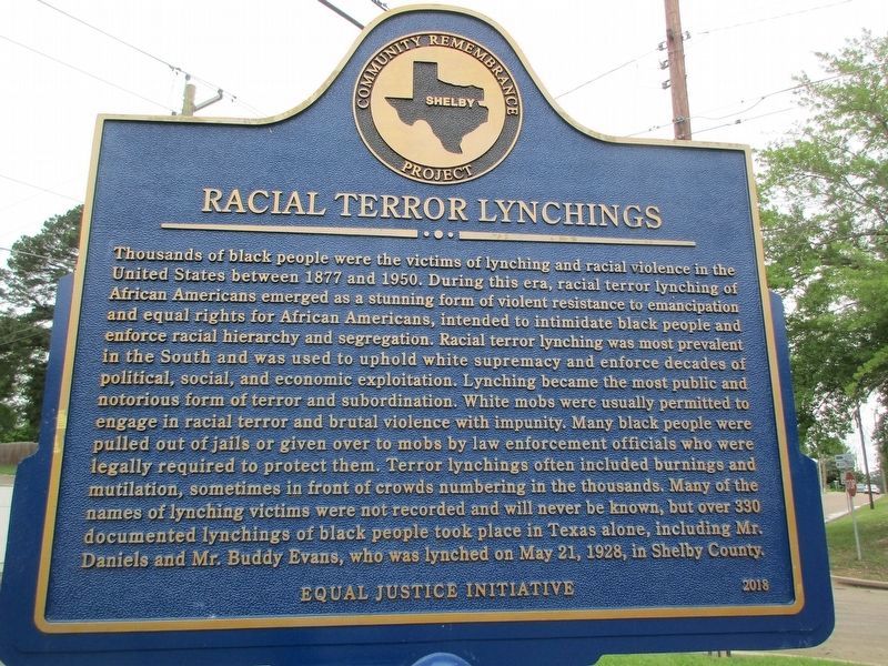 Racial Terror Lynchings image. Click for full size.