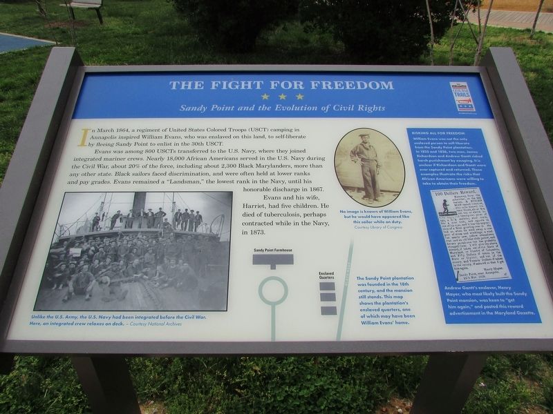 The Fight for Freedom Marker image. Click for full size.