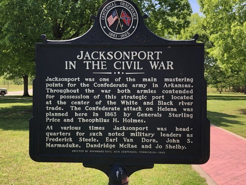 Jacksonport in the Civil War Marker image. Click for full size.