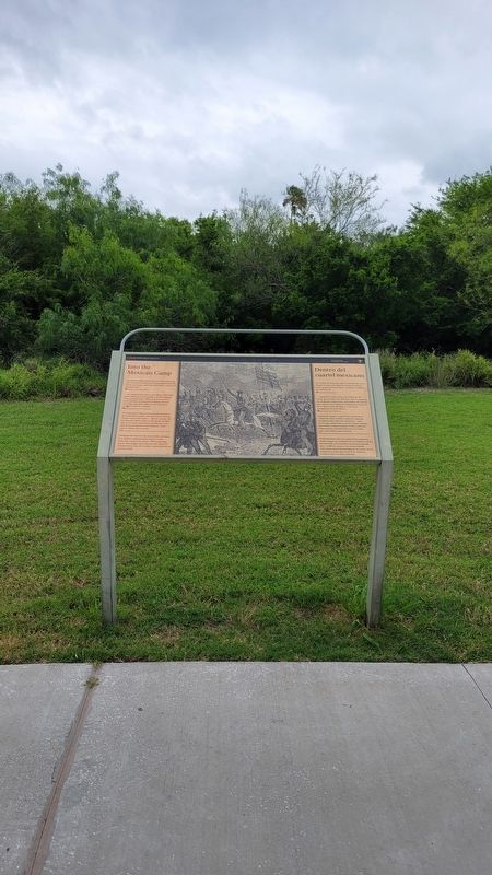 Into the Mexican Camp Marker. Click for full size. Into the Mexican Camp Marker image. Click for full size.