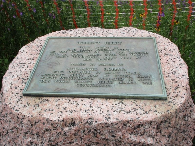 Robbin's Ferry Marker. Click for full size. Robbin's Ferry Marker image. Click for full size.