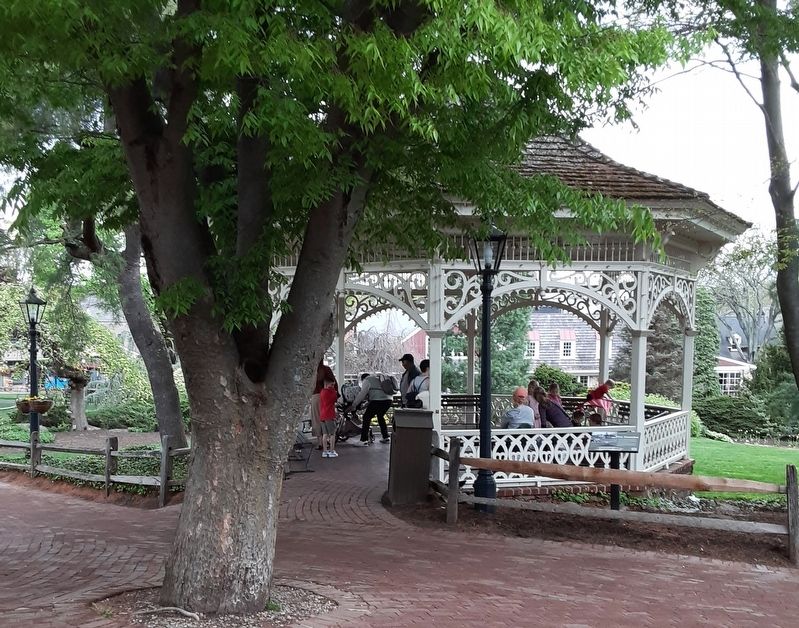 The Gazebo and Marker. Click for full size. The Gazebo and Marker image. Click for full size.