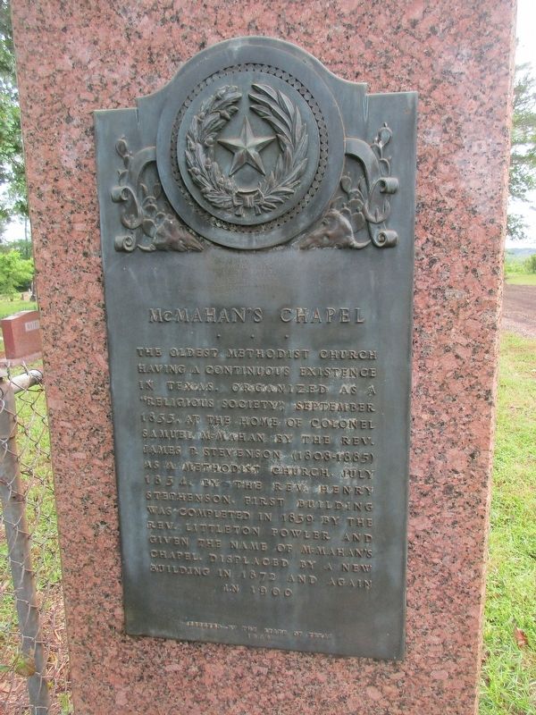 McMahan's Chapel Marker image. Click for full size.