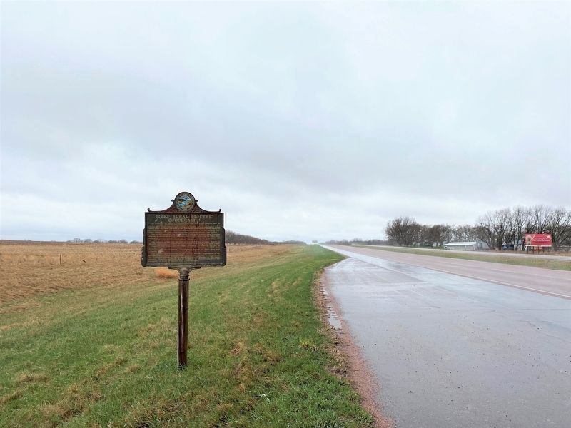 First Rural Electric Cooperative Marker, from the east image. Click for full size.
