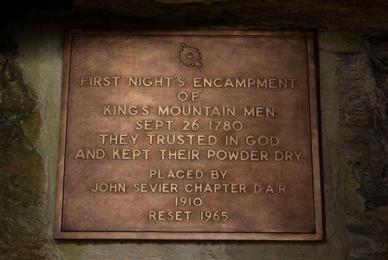 First Night's Encampment Marker. Click for full size. First Night's Encampment Marker image. Click for full size.
