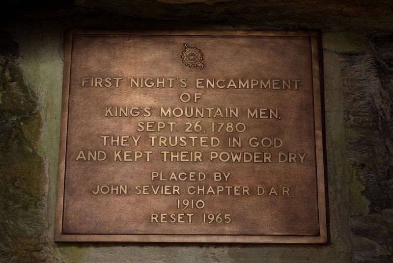 First Night's Encampment Marker image. Click for full size.