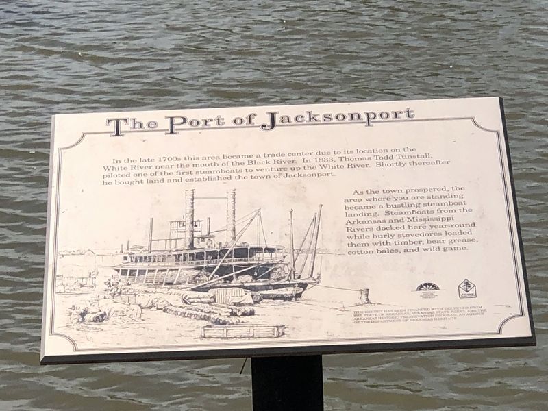 The Port of Jacksonport Marker image. Click for full size.