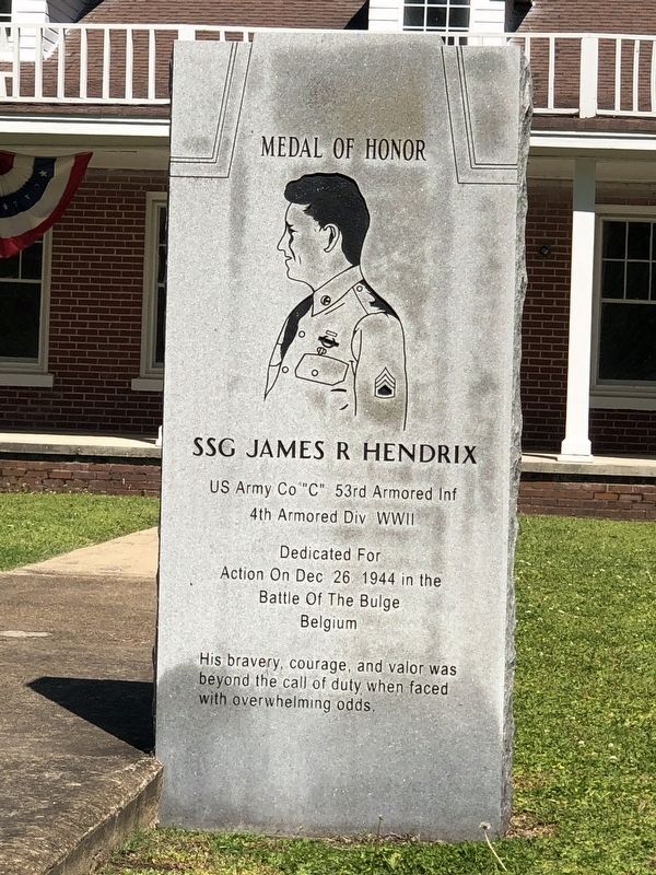 SSG James R. Hendrix Marker image. Click for full size.