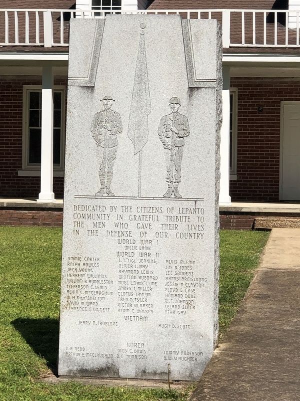 Lepanto Veterans Memorial Marker image. Click for full size.
