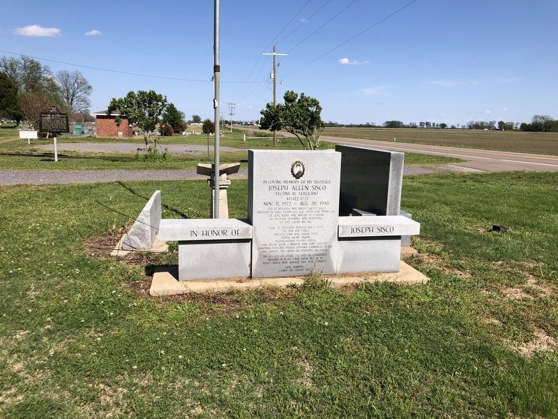 Joseph Allen Sisco Marker. Click for full size. Joseph Allen Sisco Marker image. Click for full size.