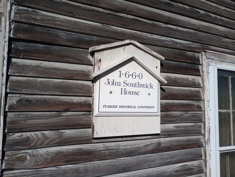 John Southwick House Marker image. Click for full size.