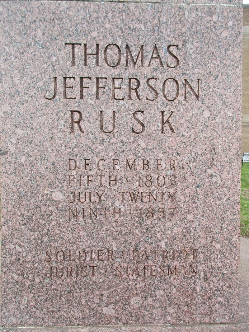 Thomas J. Rusk Marker image. Click for full size.