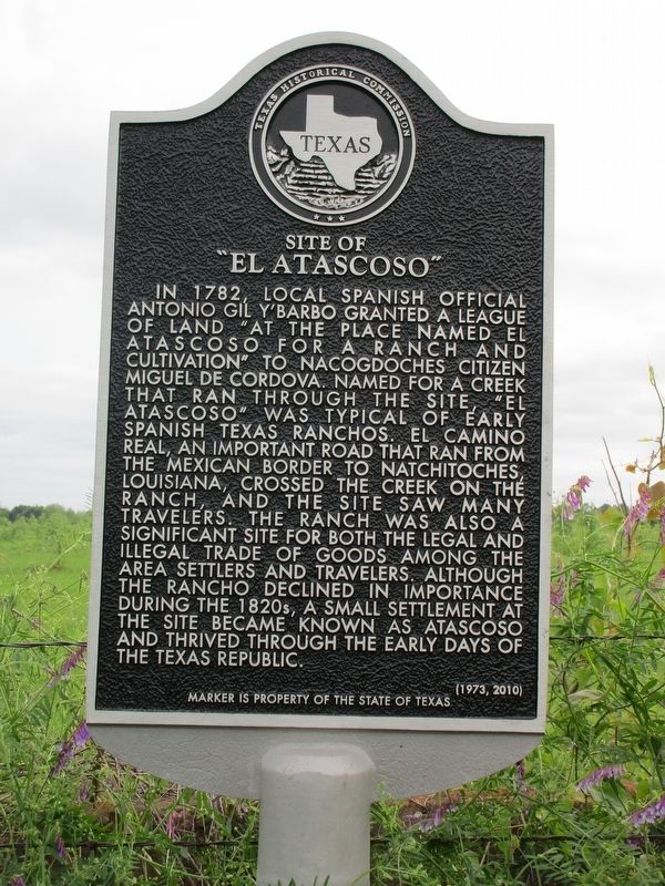 Site of "El Atascoso" Marker image. Click for full size.