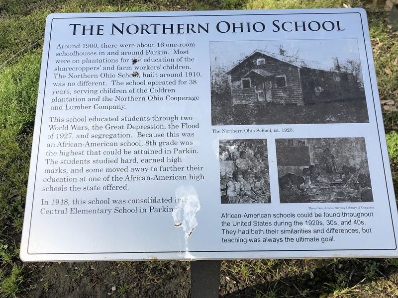 The Northern Ohio School Marker image. Click for full size.