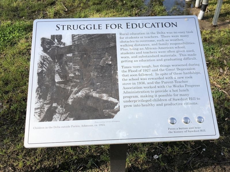 Struggle for Education Marker image. Click for full size.