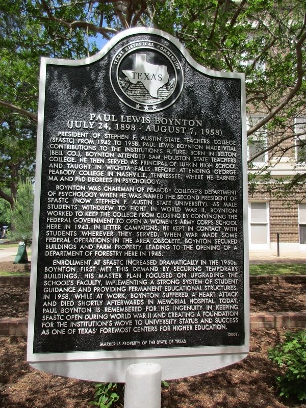 Paul Lewis Boynton Marker image. Click for full size.