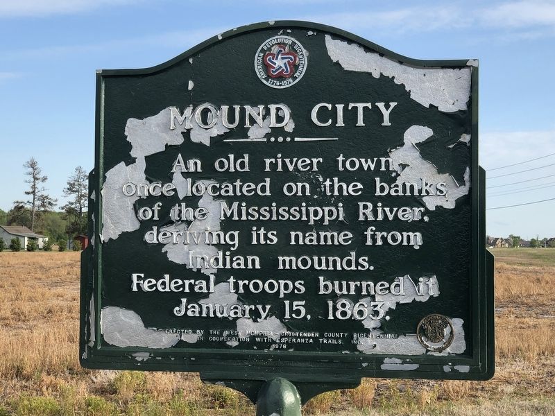 Mound City Marker. Click for full size. Mound City Marker image. Click for full size.
