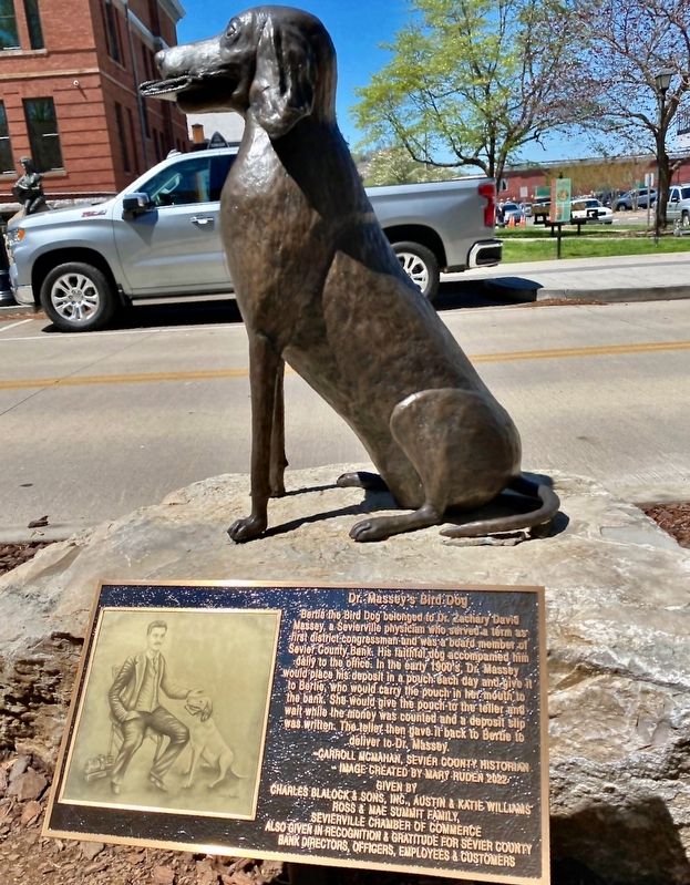 Dr. Massey's Bird Dog Marker. Click for full size. Dr. Massey's Bird Dog Marker image. Click for full size.