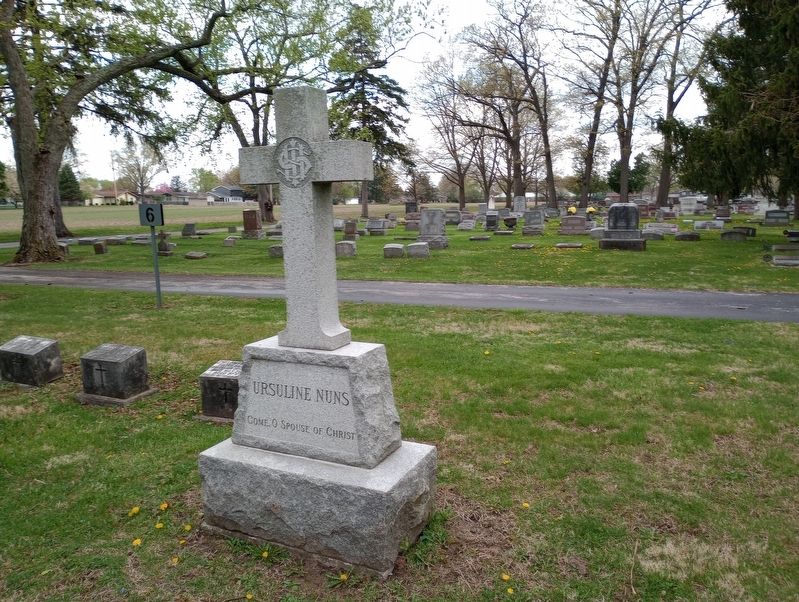 The origin of the Ursuline Sisters Marker image. Click for full size.