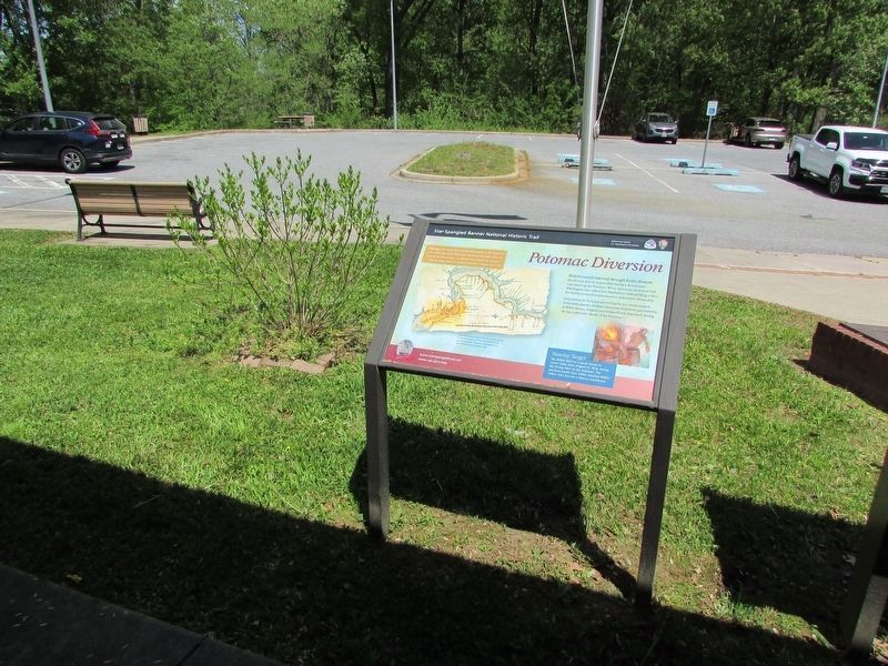 Potomac Diversion Marker image. Click for full size.