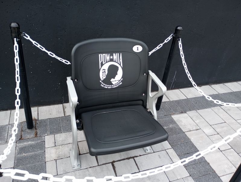 POW-MIA Chair Marker image. Click for full size.