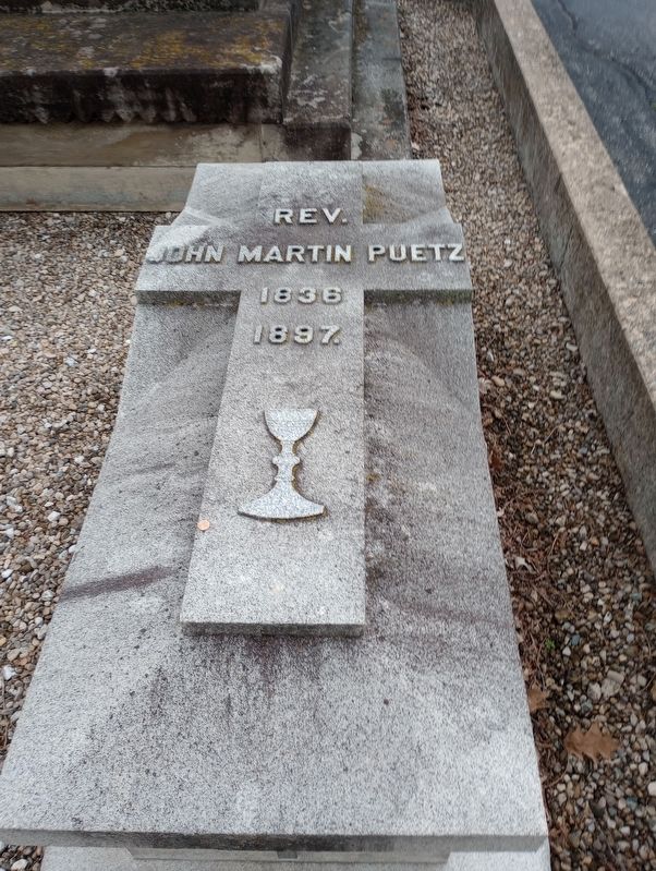 Rev. John Martin Puetz Tomb image. Click for full size.