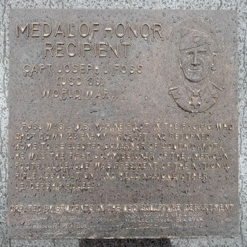 Capt. Joseph J. Foss Marker image. Click for full size.