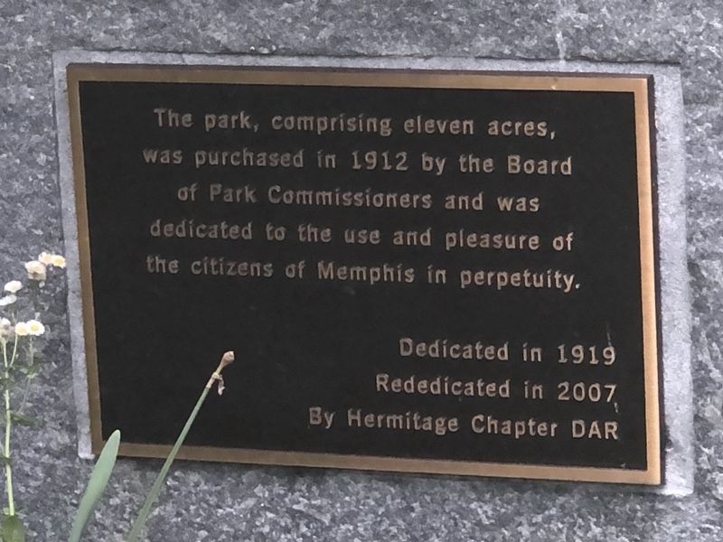 Chickasaw Heritage Park Marker. Click for full size. Chickasaw Heritage Park Marker image. Click for full size.
