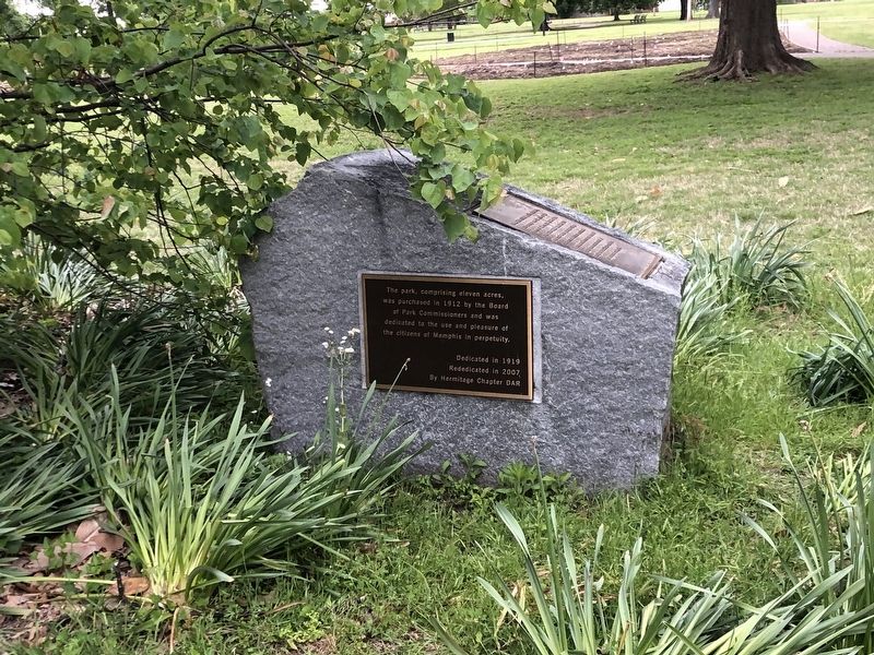 Chickasaw Heritage Park Marker. Click for full size. Chickasaw Heritage Park Marker image. Click for full size.
