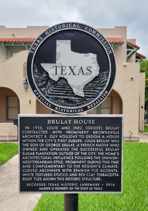 Brulay House Marker image. Click for full size.