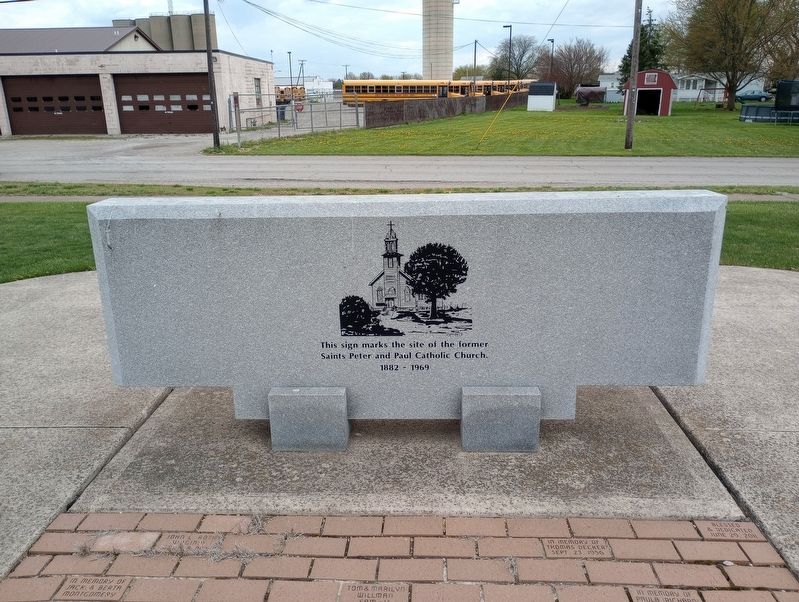 Sight of Saints Peter and Paul Catholic Church Marker image. Click for full size.