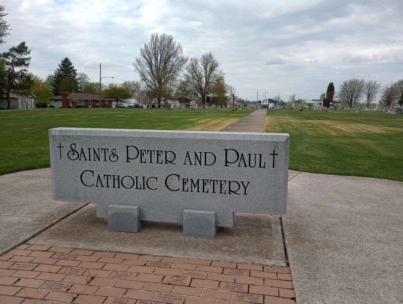 Sight of Saints Peter and Paul Catholic Church Marker image. Click for full size.