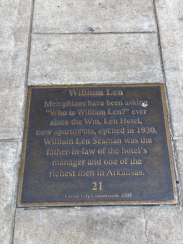 William Len Marker. Click for full size. William Len Marker image. Click for full size.