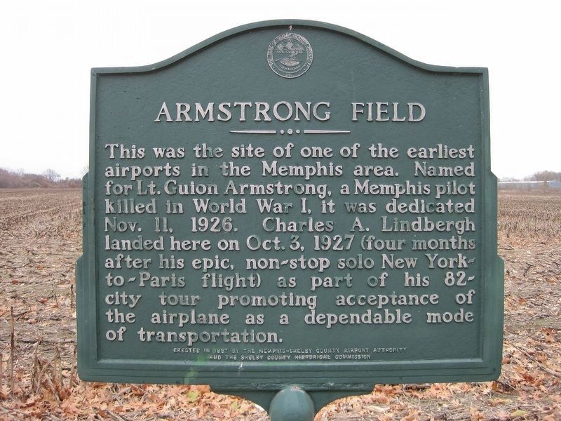Armstrong Field Marker. Click for full size. Armstrong Field Marker image. Click for full size.