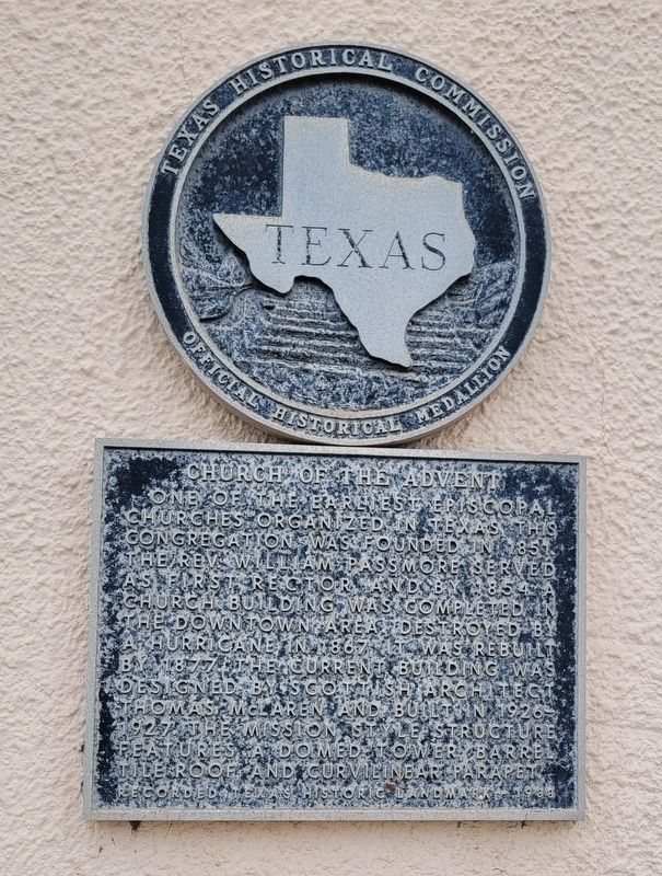 Church of the Advent Marker image. Click for full size.