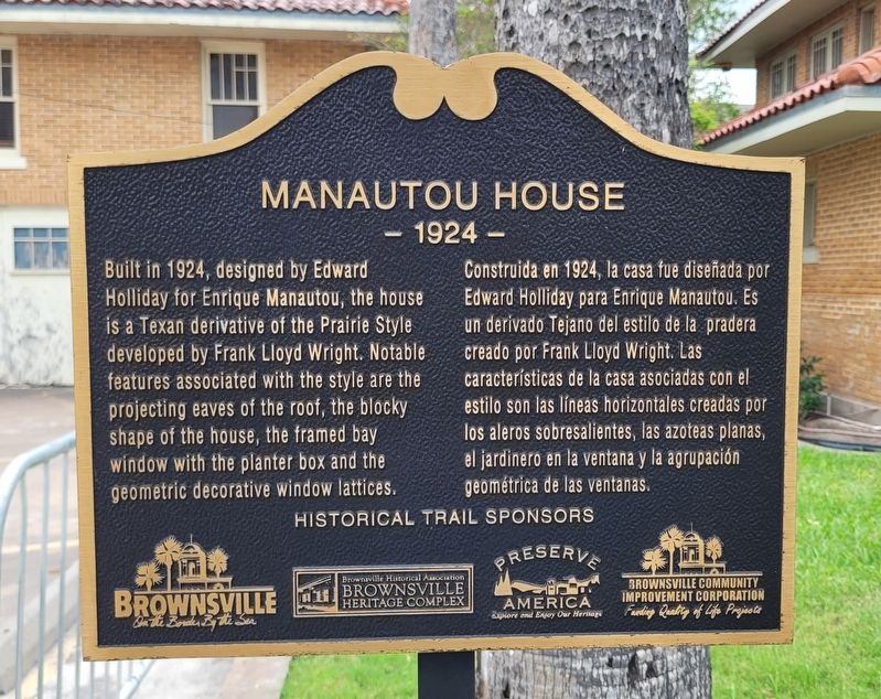 Manautou House Marker image. Click for full size.