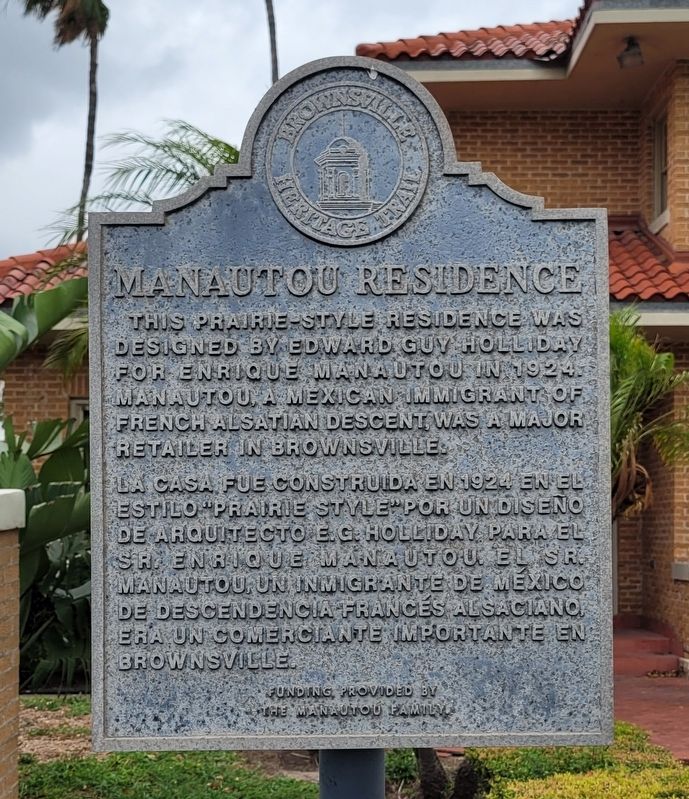 Manautou Residence Marker image. Click for full size.