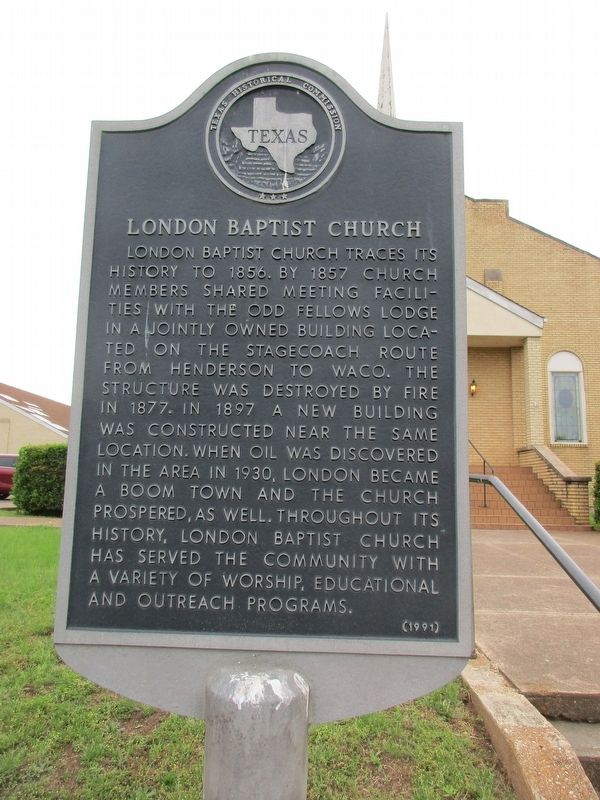 London Baptist Church Marker image. Click for full size.