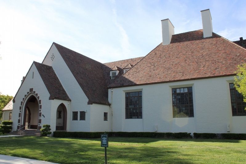 Aspen Hall & Marker. Click for full size. Aspen Hall & Marker image. Click for full size.