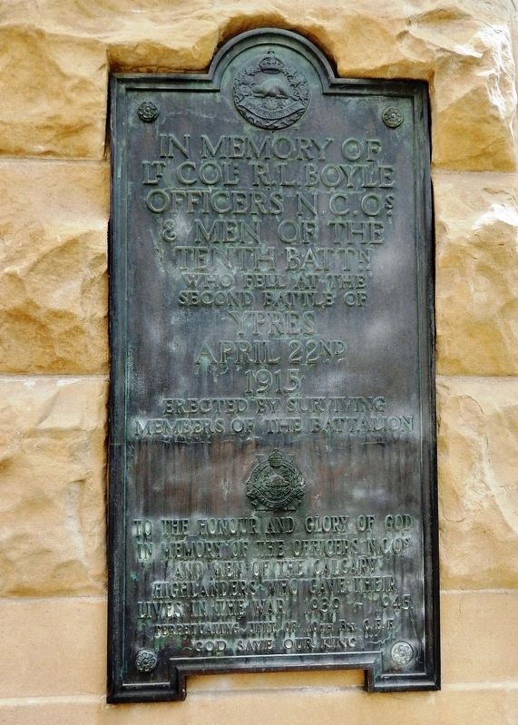 Calgary World War Memorial image. Click for full size.